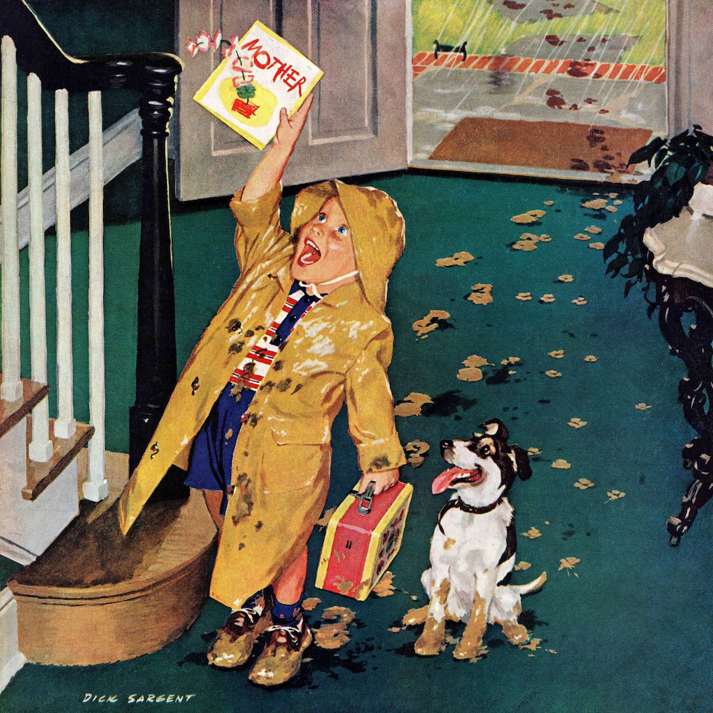 Marmont Hill - Happy Mother's Day by Richard Sargent Painting Print on Canvas - Multi-Color