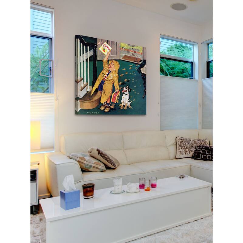 Marmont Hill - Happy Mother's Day by Richard Sargent Painting Print on Canvas - Multi-Color
