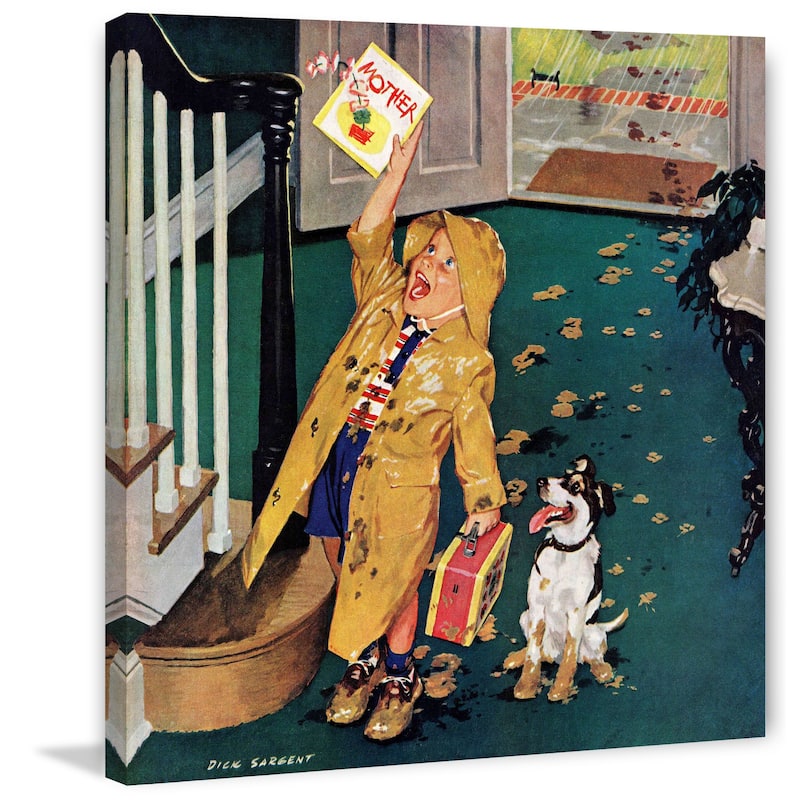 Marmont Hill - Happy Mother's Day by Richard Sargent Painting Print on Canvas - Multi-Color