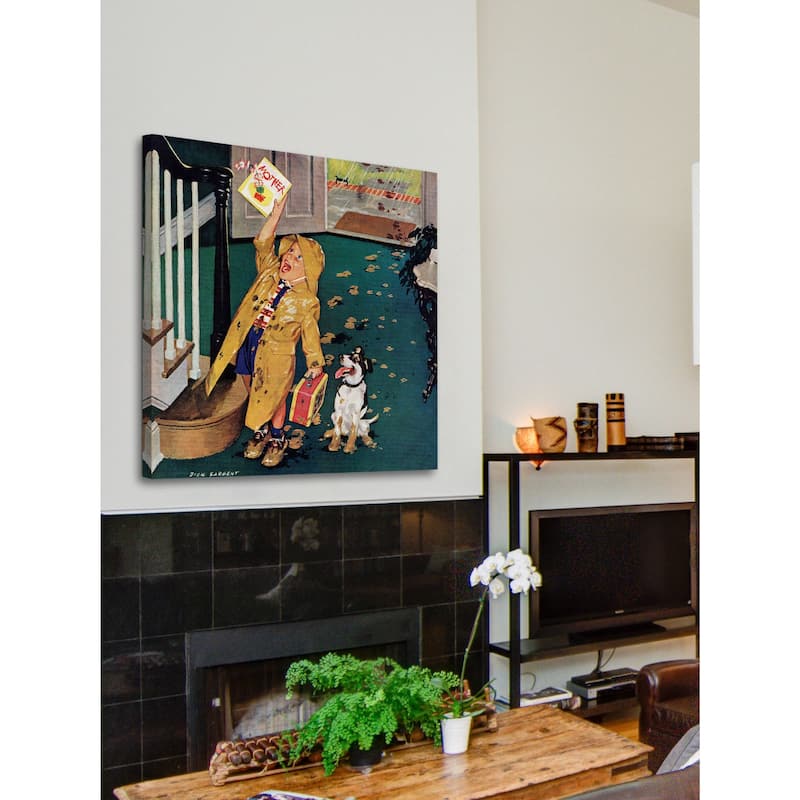 Marmont Hill - Happy Mother's Day by Richard Sargent Painting Print on Canvas - Multi-Color