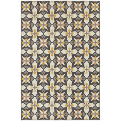 Vista Home Hammock Floral Panel Indoor-Outdoor Area Rug