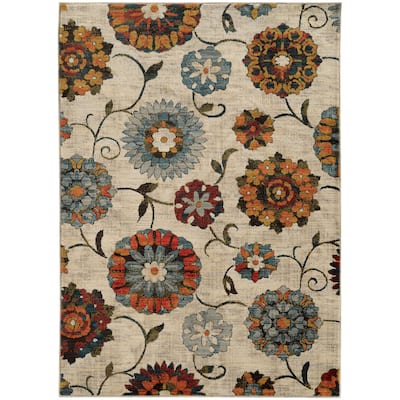 Sierra Largescale Floral Area Rug