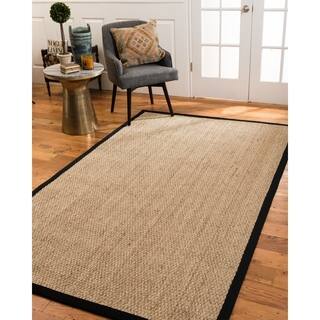 Natural Fiber Non Skid Backing Rugs Area For Less Find Maritime Black Seagr Rug 4 X 6