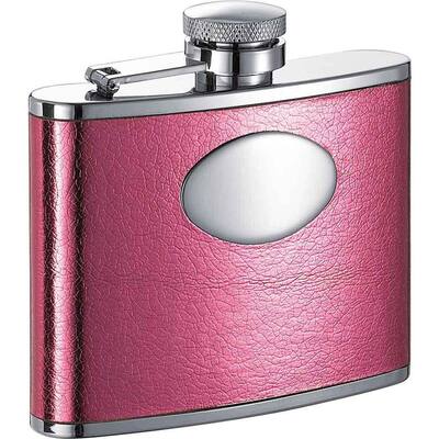 Visol Temptation Hot Pink Liquor Flask - 4 ounces