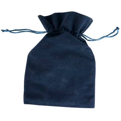 Visol Navy Blue Velvet Pouch for Flask