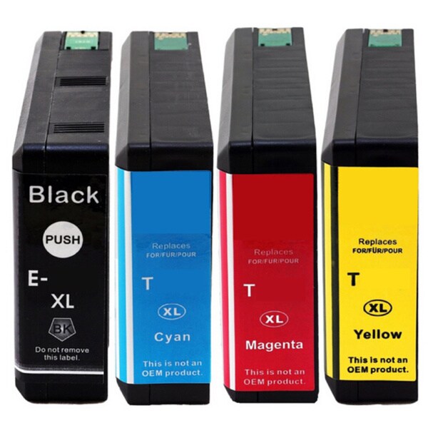 Shop Replacing 4-Pack 786 786XL Ink Cartridge for Epson WF-4630 WF-4640 WF-5110 WF-5190 WF-5620 