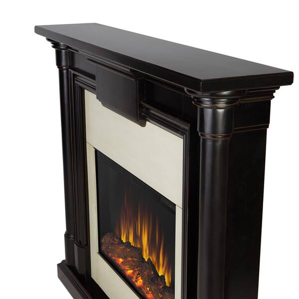Shop Real Flame Maxwell Blackwash Electric Fireplace Free