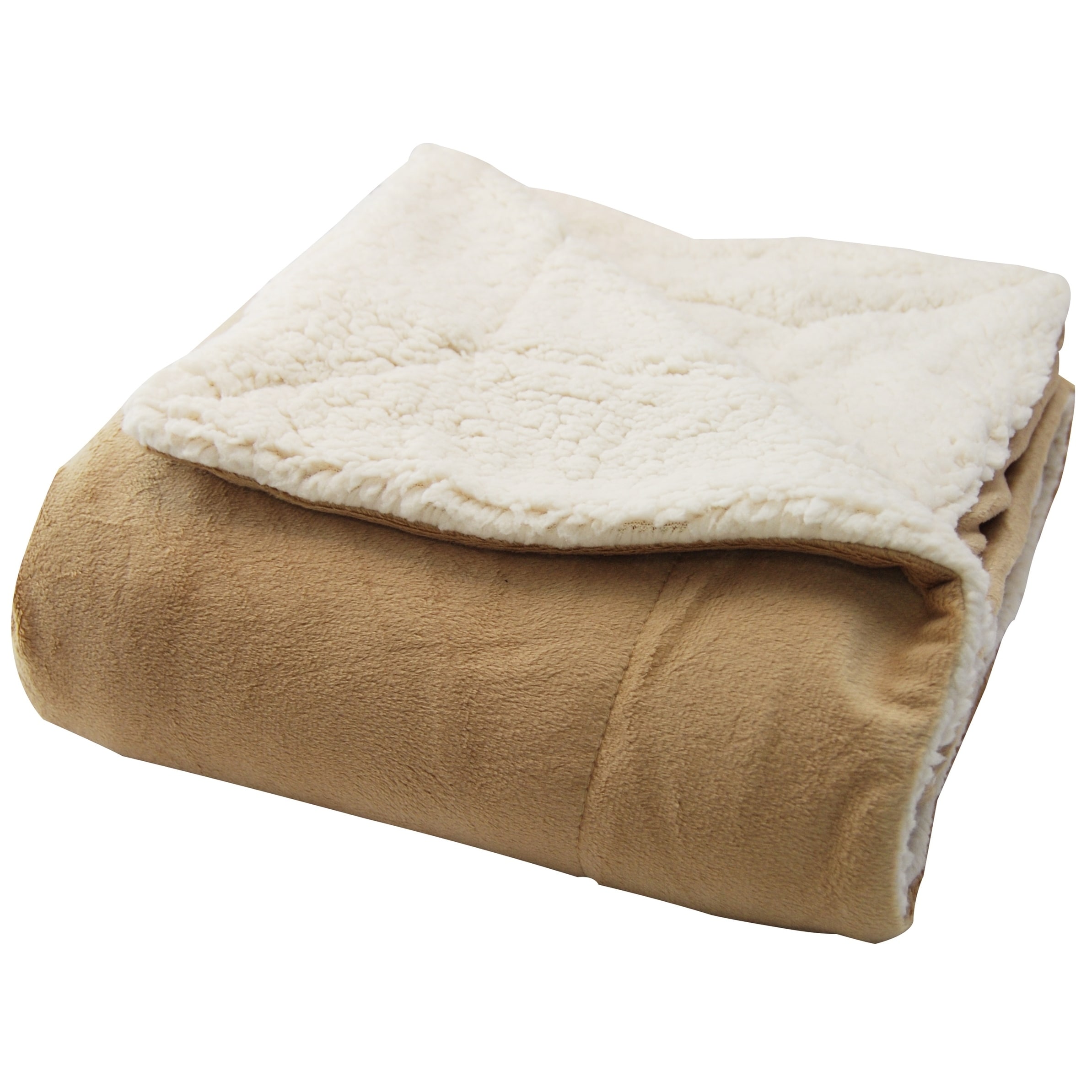 Micromink Sherpa 60 Inch Throw Blanket