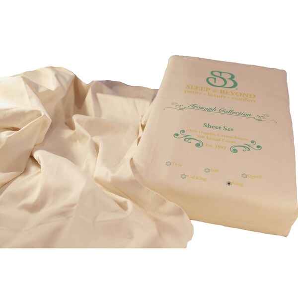 Beyond Organic Cotton Sateen Sheet Set 