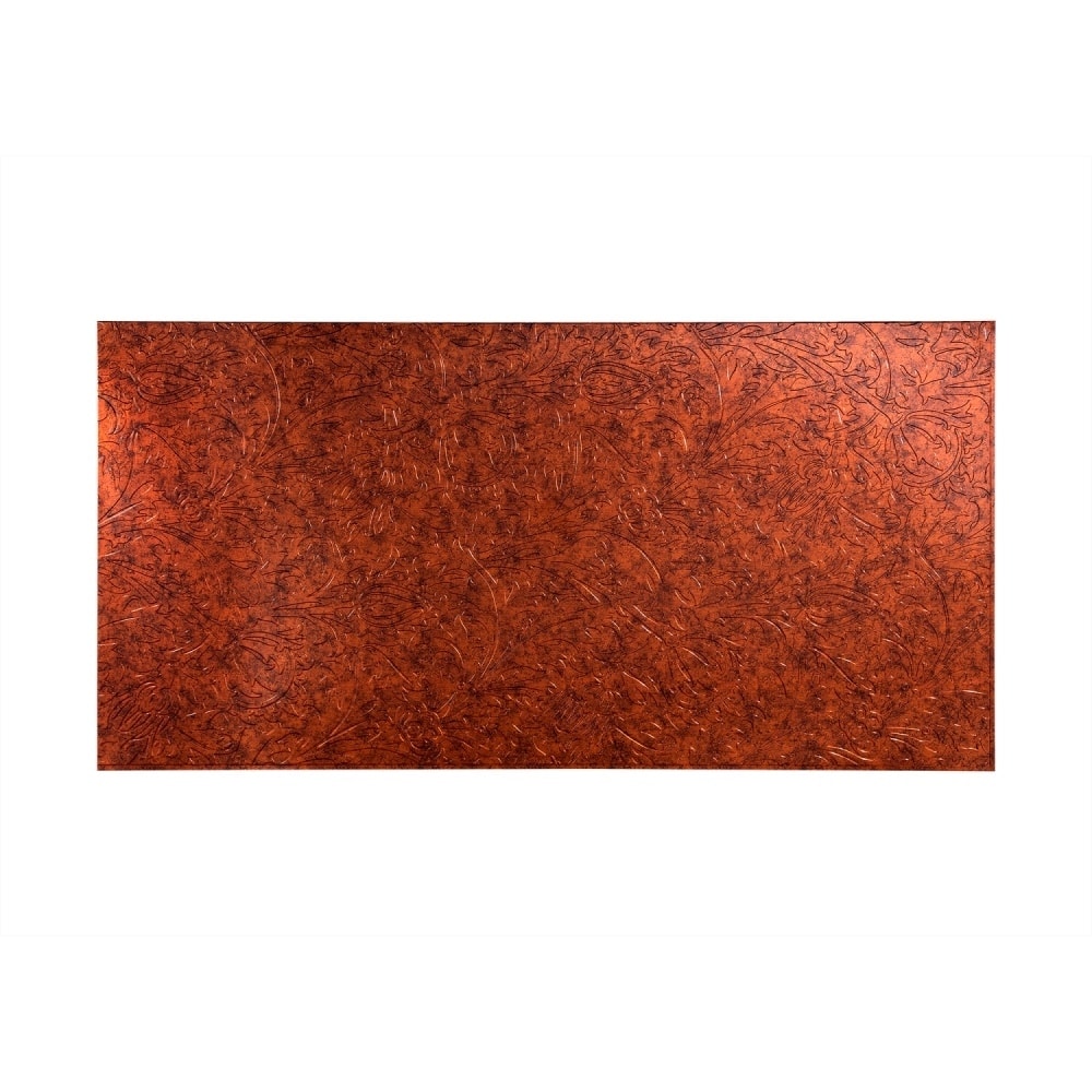 FASÄDE Nettle 4-foot x 8-foot PVC Wall Panel in Moonstone Copper