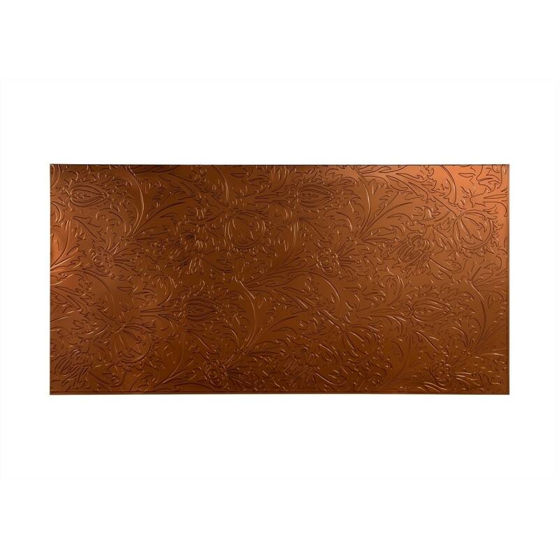 FASÄDE Nettle 4-foot x 8-foot PVC Wall Panel in Oil Rubbed Bronze