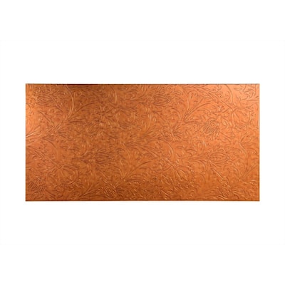 FASÄDE Nettle 4-foot x 8-foot PVC Wall Panel in Antique Bronze