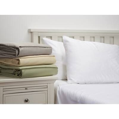 800 Thread Count Cotton Rich Solid Sheet Set by Home Fashion Designs