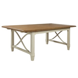 rectangular dining inch table panama millbrook tone jack leaf