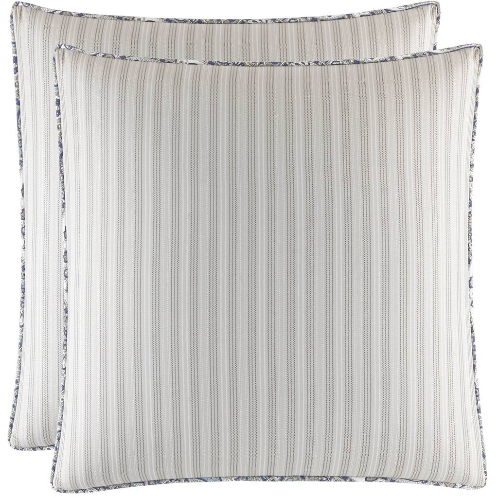 Stone Cottage Lancaster Taupe European Sham 2-piece Set