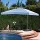 Outdoor Merida 9 8 Foot Canopy Umbrella With Base By Bellezza 169 9 Ft Outdoor Patio Garden Umbrella Aluminum