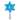 Kurt Adler UL 10-Light LED Silver and Blue Shimmer Star Treetop