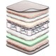 preview thumbnail 3 of 5, Stearns & Foster Baby Dynasty Sunrise 204-coil with Gel Memory Foam 2-stage Crib Mattress - almond