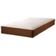 preview thumbnail 2 of 5, Stearns & Foster Baby Dynasty Sunrise 204-coil with Gel Memory Foam 2-stage Crib Mattress - almond