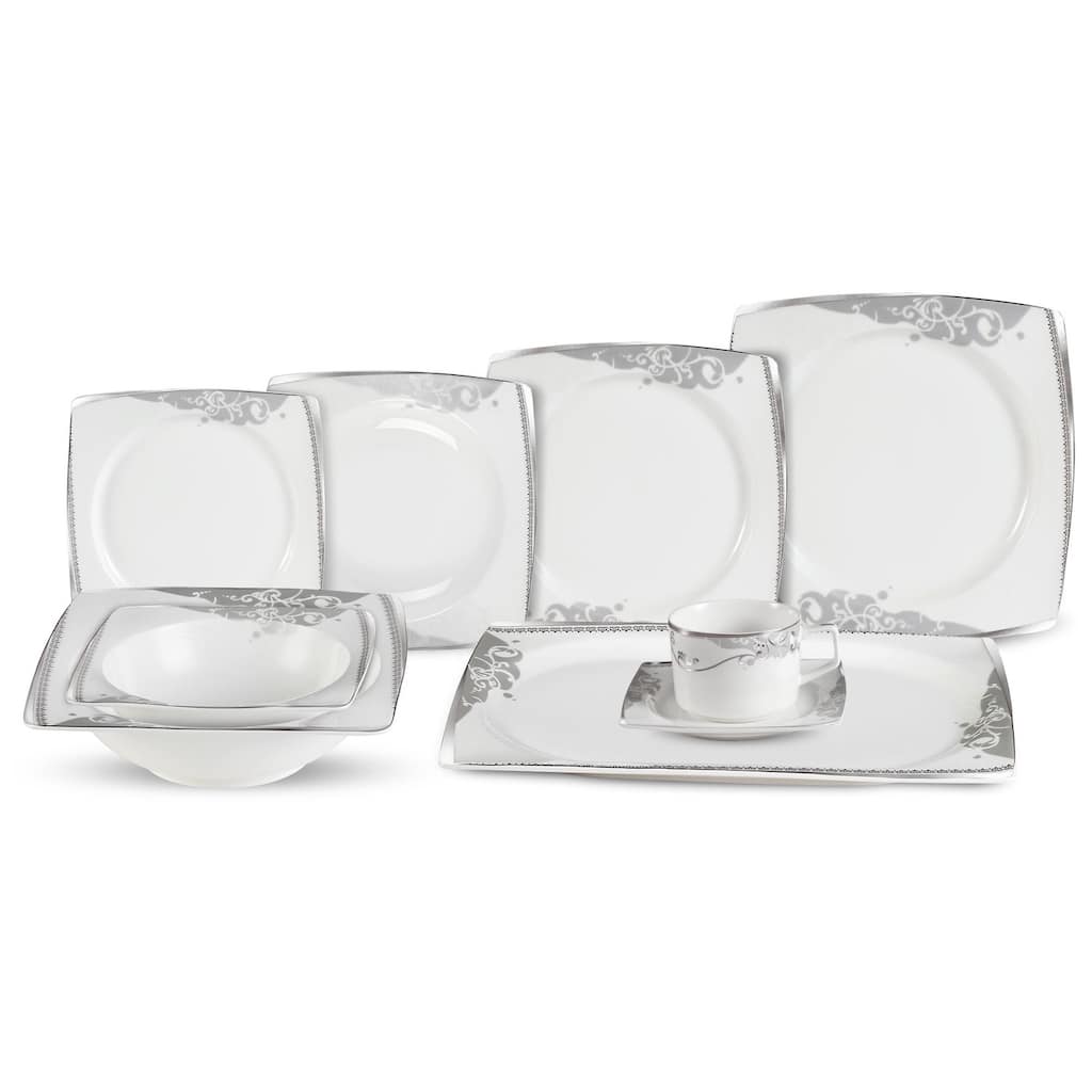 30-piece Bell Bone China Dinnerware Set (Service for 4)