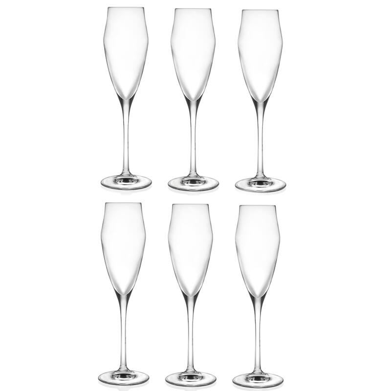 Lorren Home Trends Ego Collection Stemmed Flute (Set of 6)
