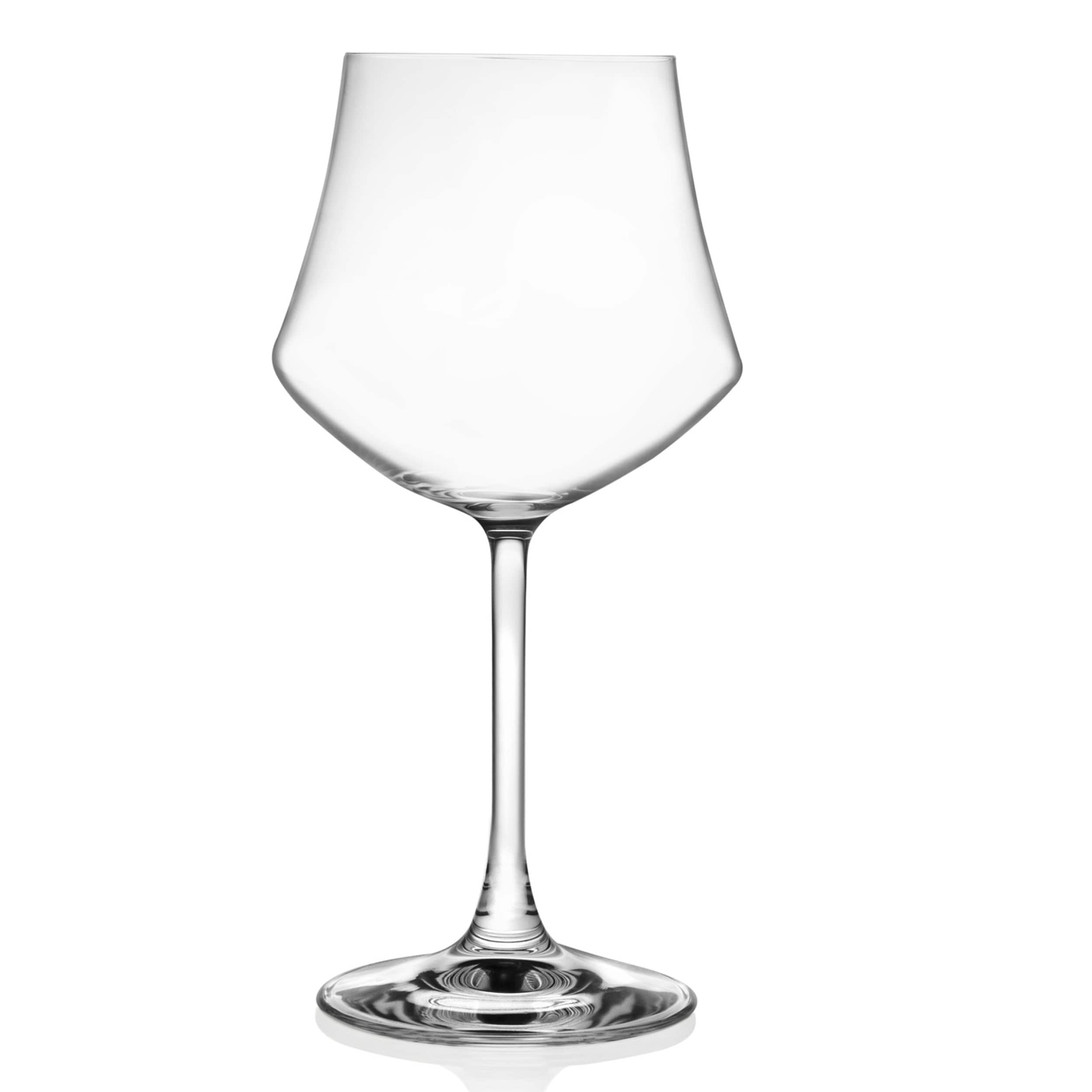 Lorren Home Trends Ego Collection Red Wine Stemmed Goblet (Set of 6)