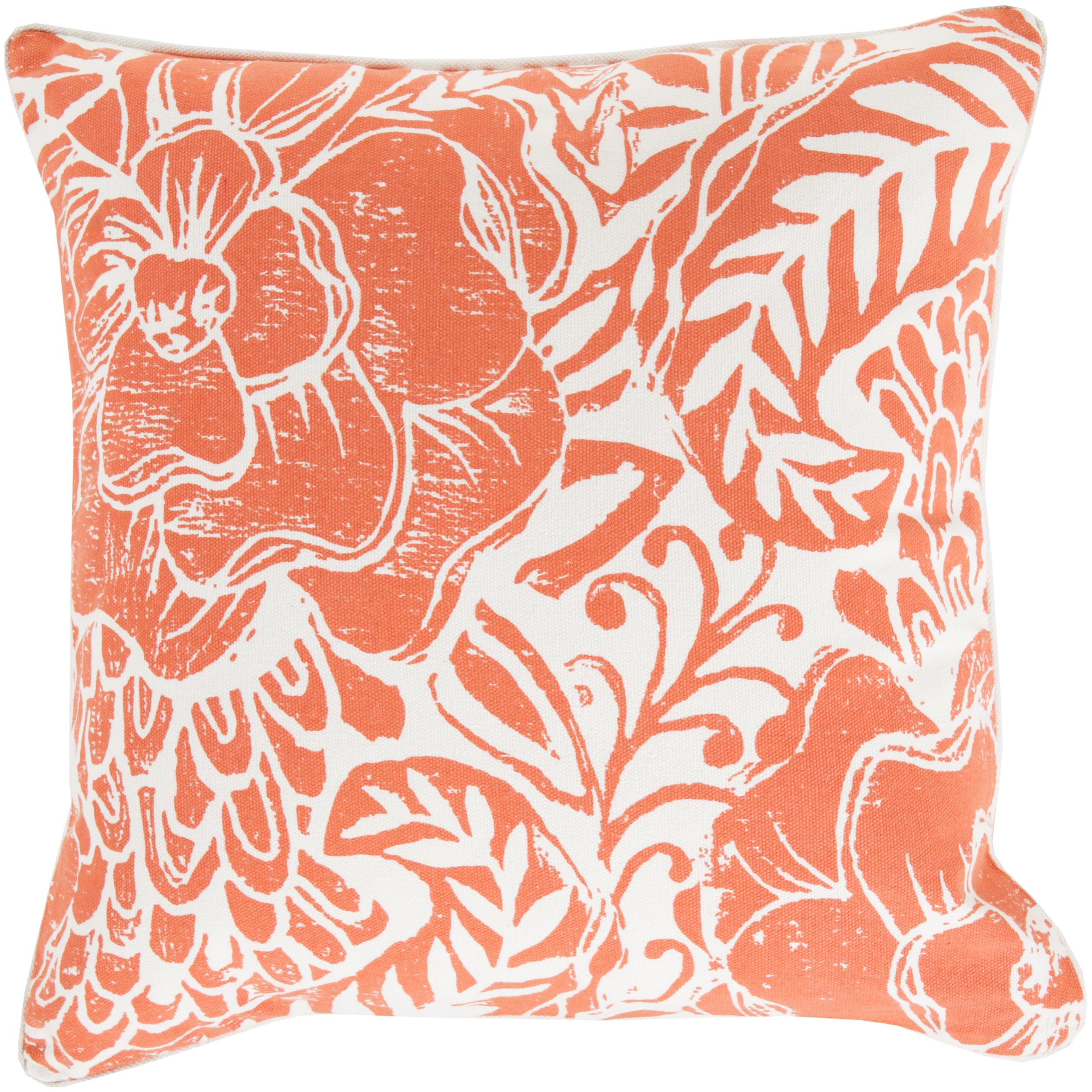 Artistic Weavers Poly or Feather Down Filled Daniel Floral 22-inch Pillow