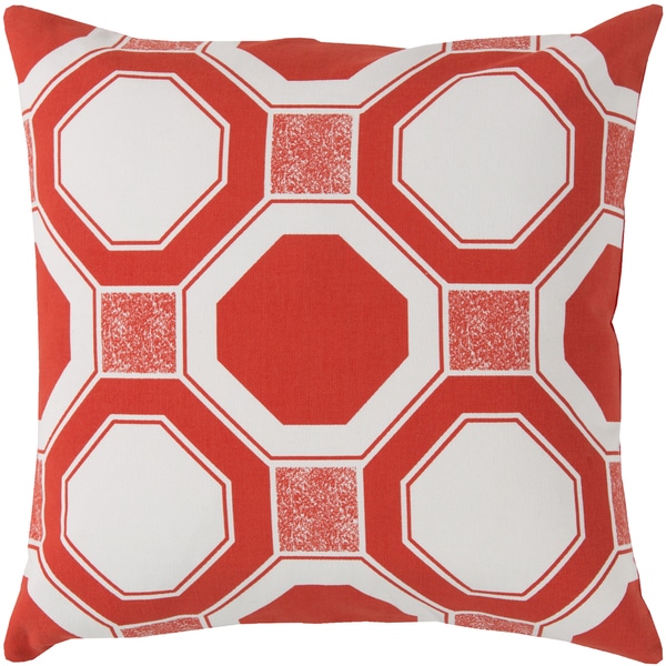 Decorative Darnell Geometric Feather Down or Polyester Filled 20-inch Throw Pil