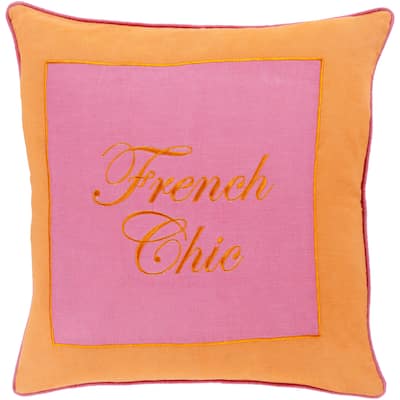 McKagan French Feather Down or Poly Filled 20-inch Pillow