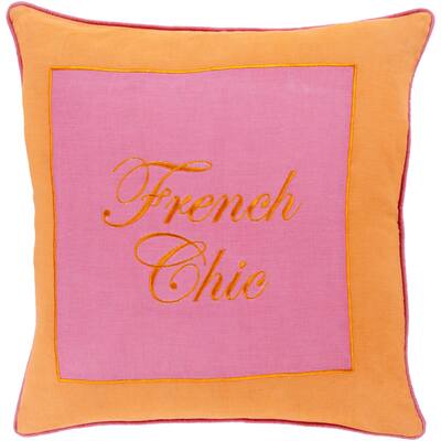 McKagan French Feather Down or Poly Filled 20-inch Pillow