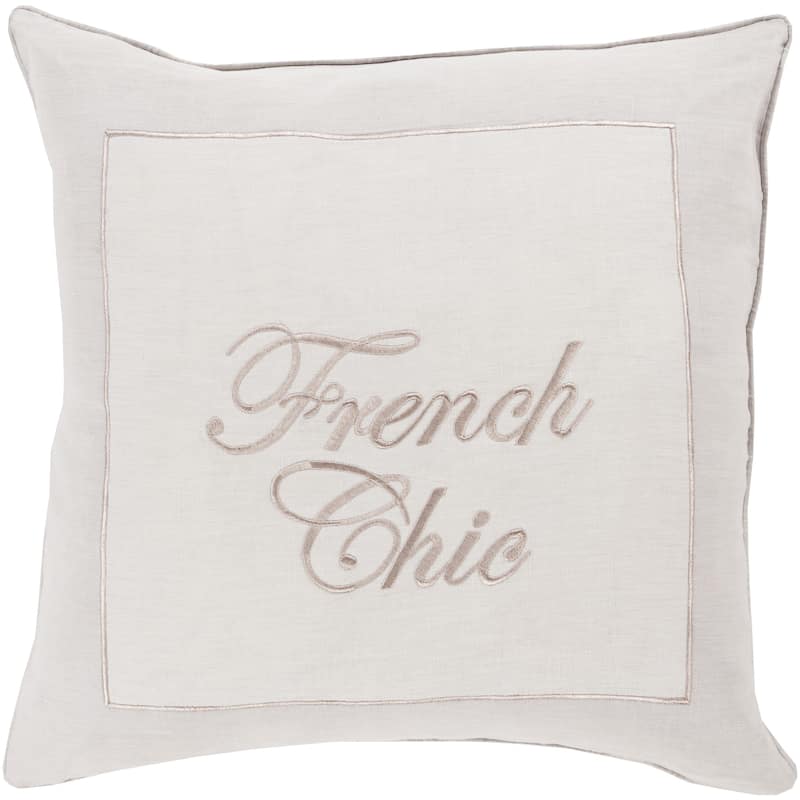 McKagan French Feather Down or Poly Filled 22-inch Pillow