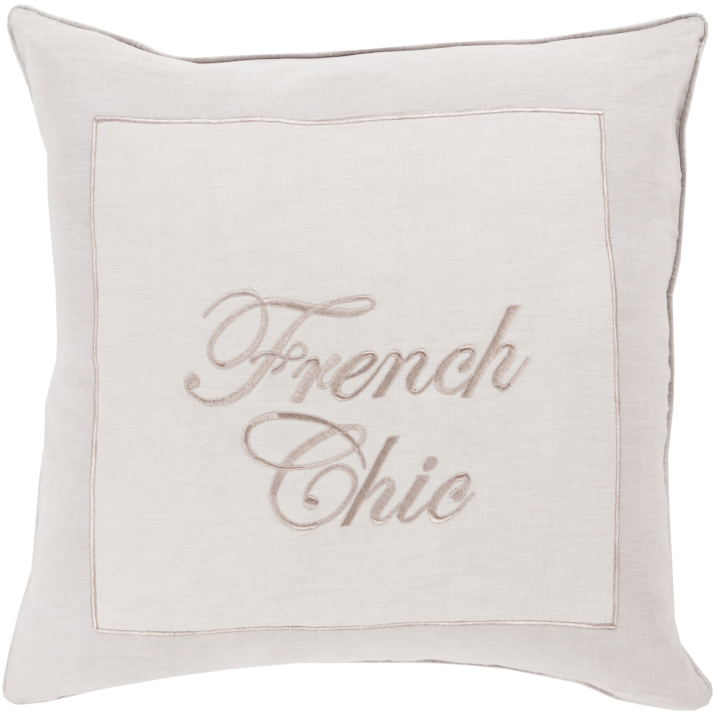 McKagan French Feather Down or Poly Filled 22-inch Pillow
