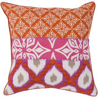 Artistic Weavers Decorative Elaine Floral Feather/Feather Down or Polyester Filled 20-inch Pillow