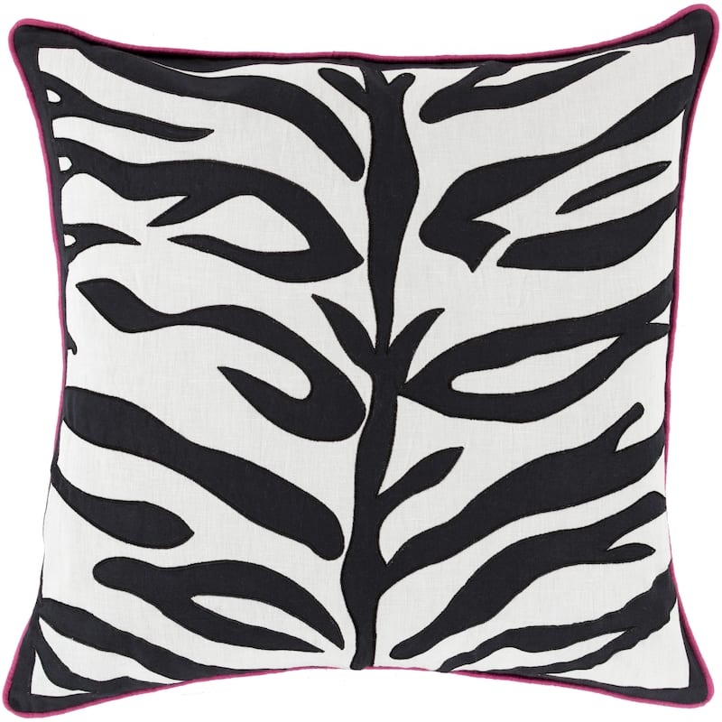 Decorative Corban Animal Feather Down or Polyester Filled 22-inch Pillow