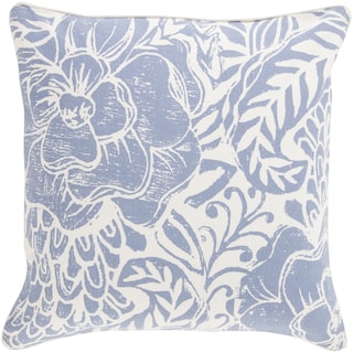 Artistic Weavers Decorative Daniel Floral Feather/Feather Down or Polyester Filled 20-inch Pillow