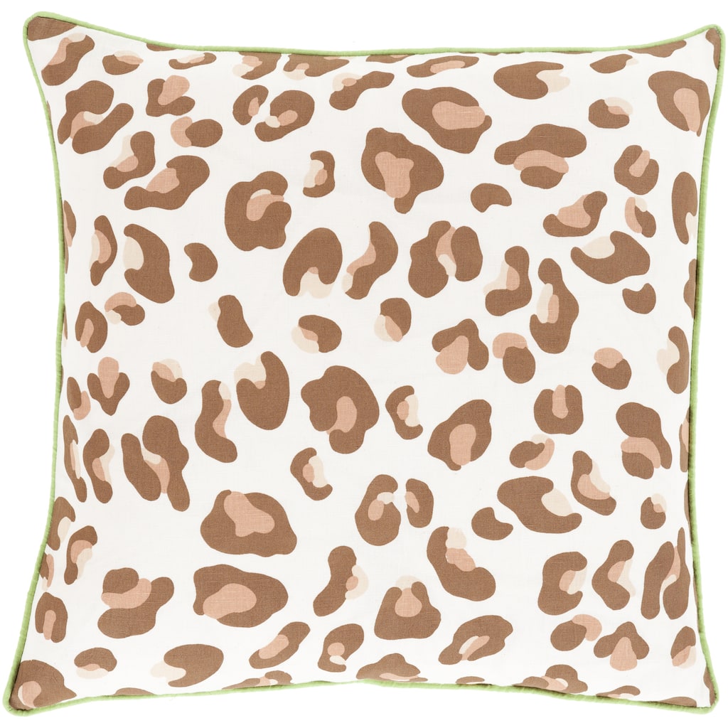 Decorative Delilah Feather Down or Polyester Filled Animal Pillow (22 x 22)
