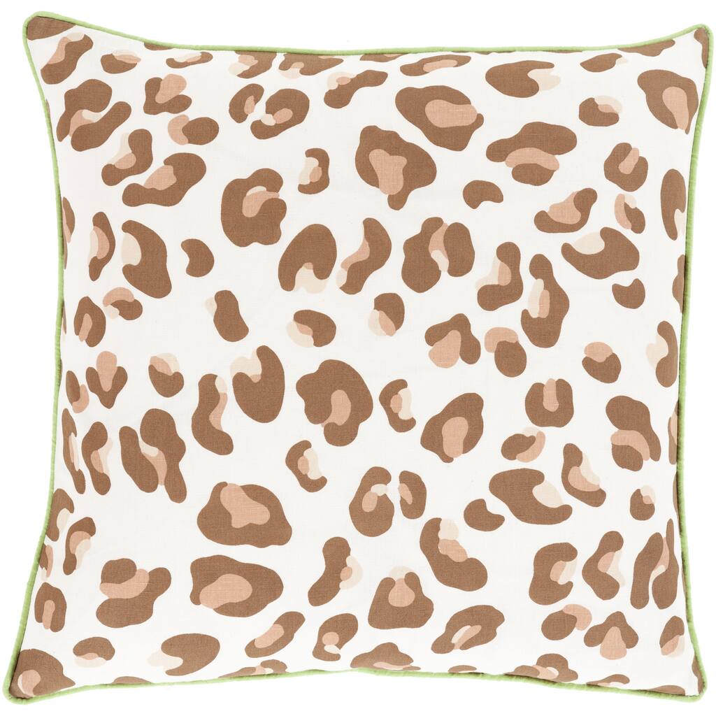 Decorative Delilah Feather Down or Polyester Filled Animal Pillow (22 x 22)