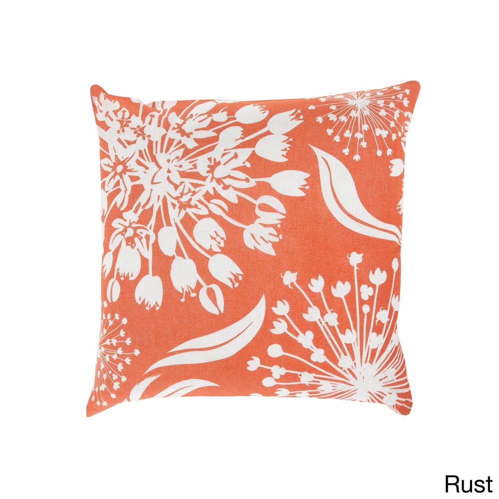 Decorative Cortez Floral 20-inch Throw Pillow