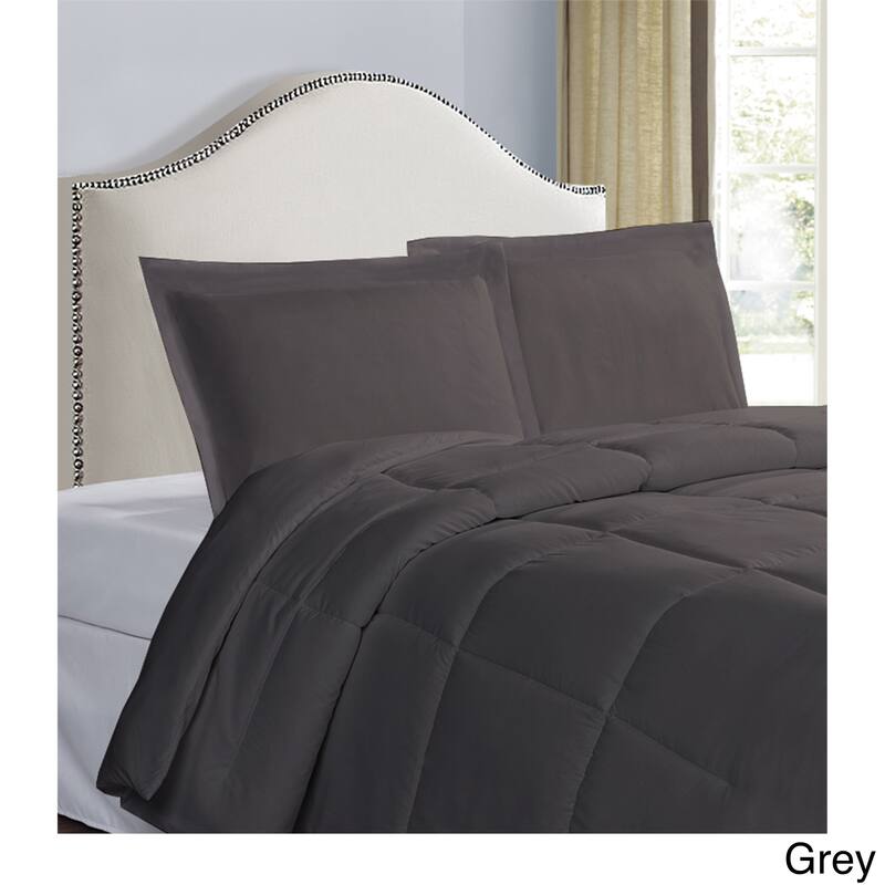 Microfiber 2 Inch Flange 2- Pack Tailored Standard Size Sham Set