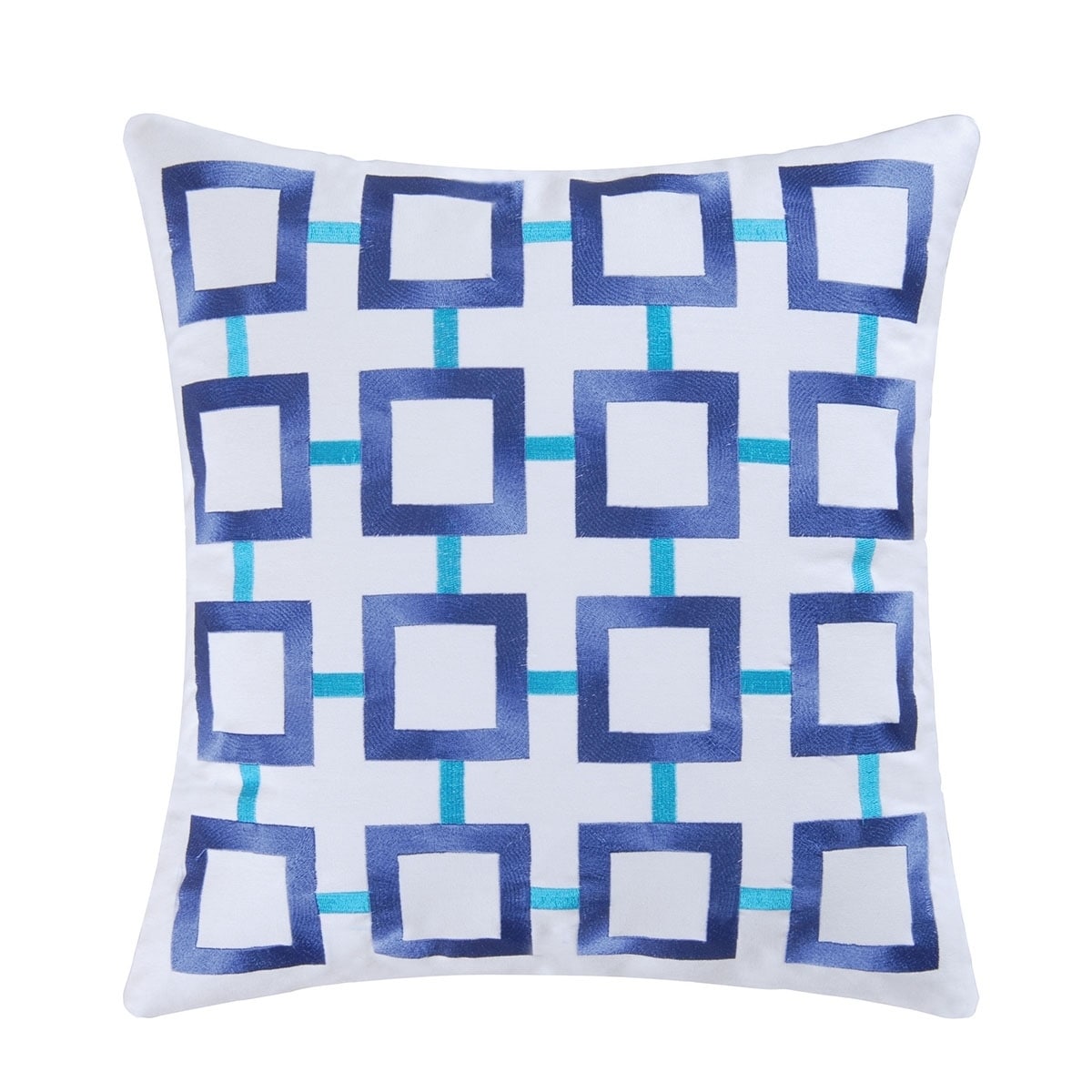 Blue square pillow hotsell