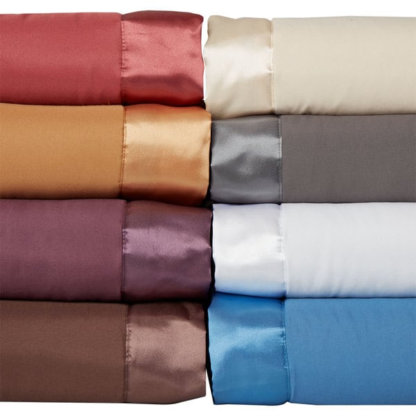 Shop Down Alternative Blanket with Satin Trim - Overstock ...