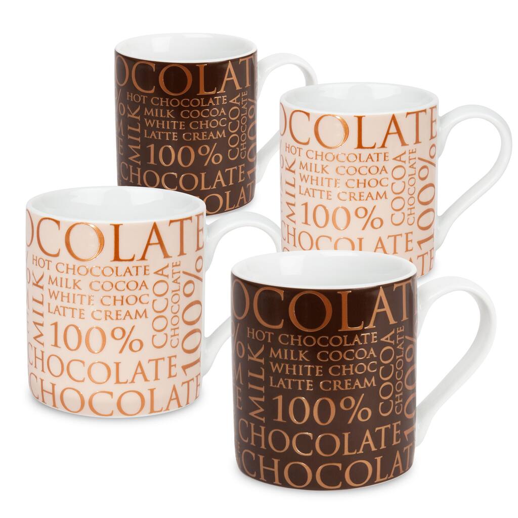 Waechtersbach 100-percent Chocolate Mugs (Set of 4)