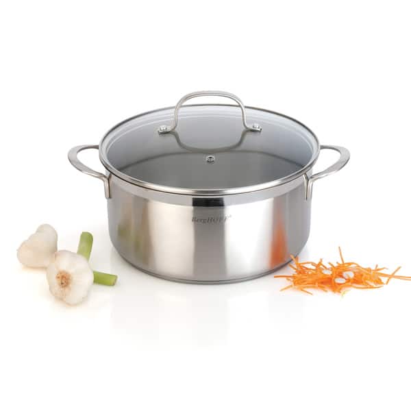 Bistro 9 5 Inch 4 8 Quart Covered Stockpot Overstock 10594162