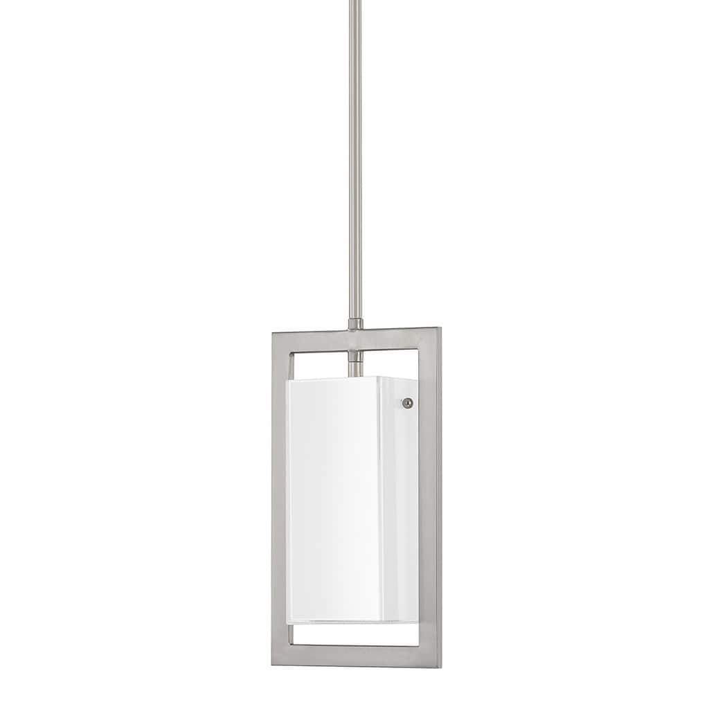 Donny Osmond Tahoe 1-light Brushed Nickel Mini-Pendant - Brushed Nickel