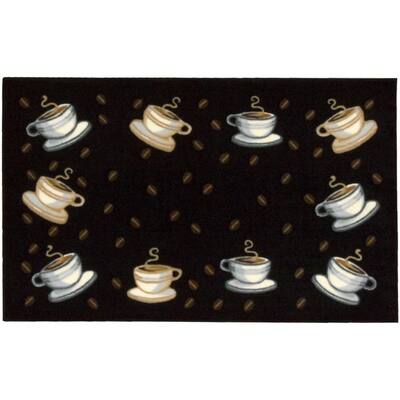 Nourison Accent Decor Black Accent Rug (1'8 x 2'8) - 1'8" x 2'8"
