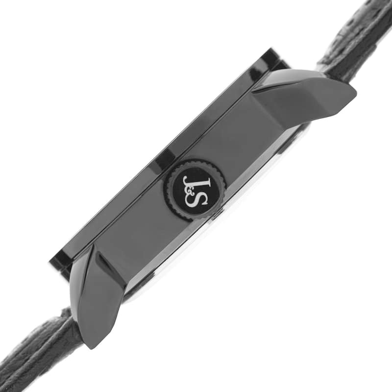 Joshua & Sons Men's Quartz Date Leather Strap Watch
