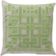 preview thumbnail 6 of 7, Decorative Felipe 22-inch Geometric Pillow Down - Green