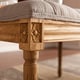 preview thumbnail 6 of 5, Copper Grove Diascia Grey Upholstered Bench