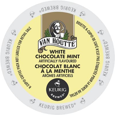 Van Houtte White Chocolate Mint K-Cup Portion Pack for Keurig Brewers