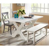 Simple Living 4-piece Sumner Dining Set with Dining Bench
